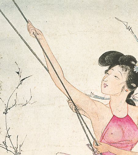 诏安-胡也佛的仕女画和最知名的金瓶梅秘戏图